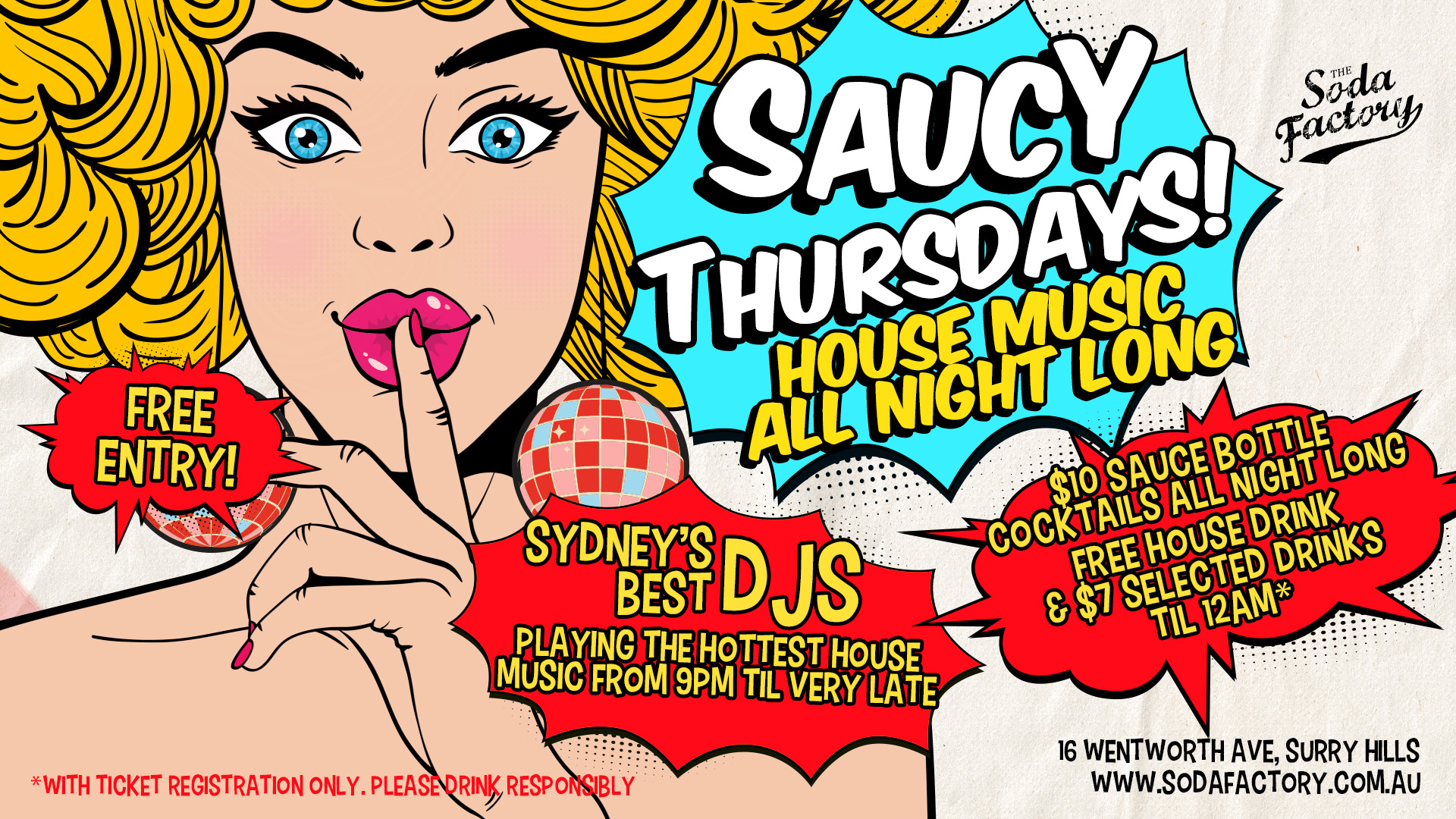 Saucy Thursdays logo